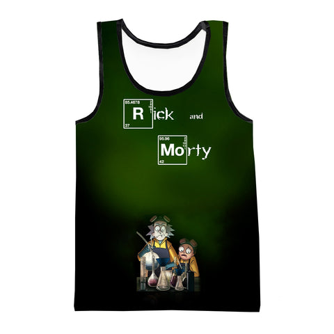 Breaking Bad Rick  and Morty Tank Top