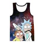 Cartoon Rick  and Morty Tank Top