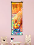 Colorful Alien City Wall Art