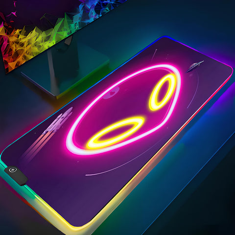 Colorful Alien Mouse Pad