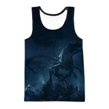 Dark Blue Xenomorph Tank Top