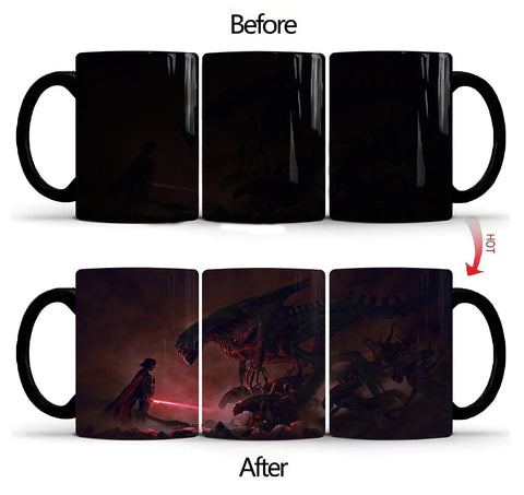 Darth Vader VS Xenomorphs Mug