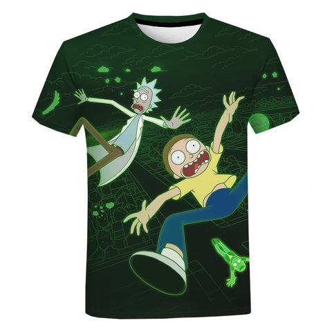 Falling Pickle Rick T-Shirt