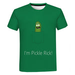 Green Pickle Rick T-Shirt