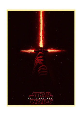 Kylo Ren Lightsaber Poster