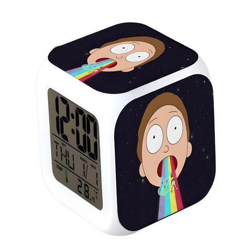 Morty Smith Rainbow Alarm Clock