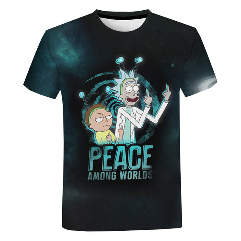 Peace Among Worlds Rick And Morty T-Shirt