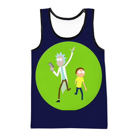 Pop Art Rick Morty Tank Top