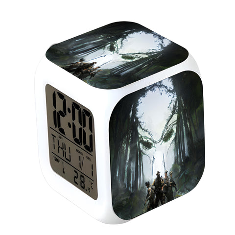 Predator Countdown Background Predator Countdown Digital Clock With Alien Numbers Stock