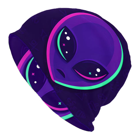 Purple Alien Beanie
