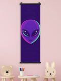 Purple Alien Wall Art