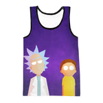 Purple Rick and Morty Tank Top