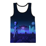 Retro Alien Tank Top