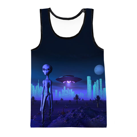 Retro Alien Tank Top