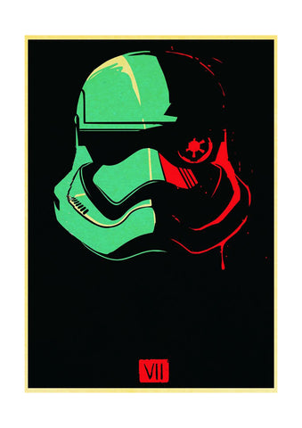 Retro Stormtrooper Poster