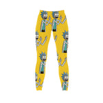 Rick Sanchez Middle Finger Leggings