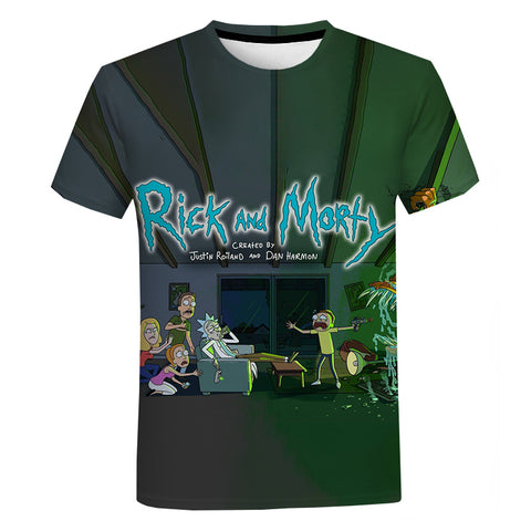 Rick And Morty Anime Shirt