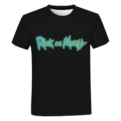 Rick And Morty Back Print T-Shirt