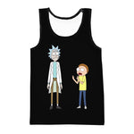 Rick and Morty Black Tank Top