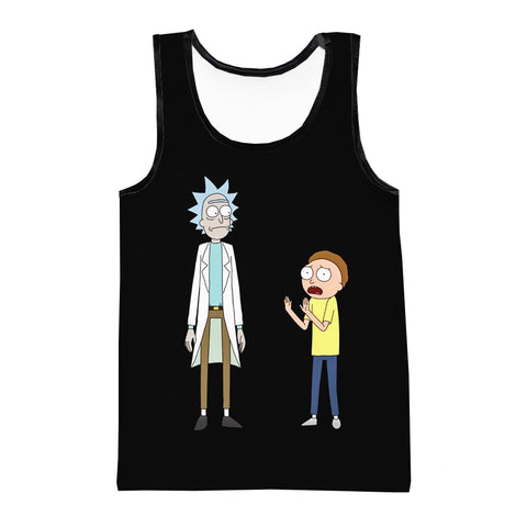 Rick and Morty Black Tank Top