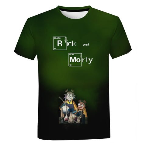 Rick And Morty Breaking Bad T-Shirt