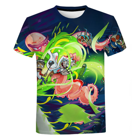 Rick And Morty Octopus T-Shirt