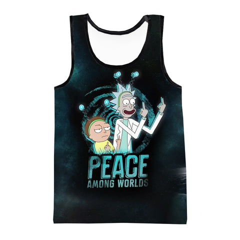 Rick and Morty Peace Among Worlds Tank Top