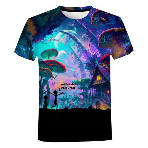 Rick And Morty Psychedelic Shirt