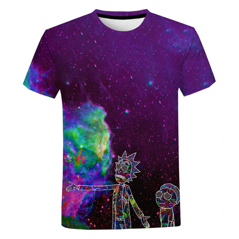 Rick And Morty Psychedelic T-Shirt