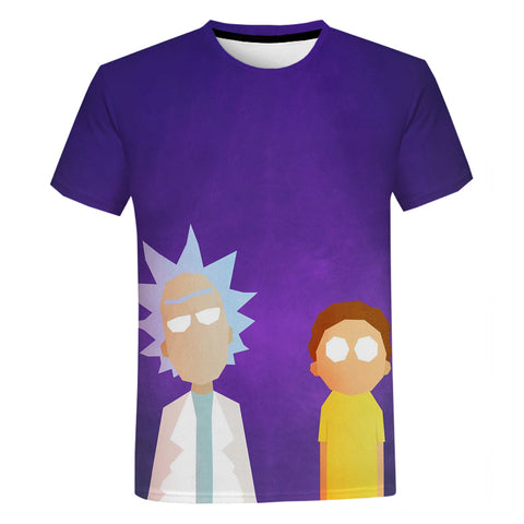 Rick And Morty Purple T-Shirt