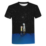 Rick And Morty Space T-Shirt