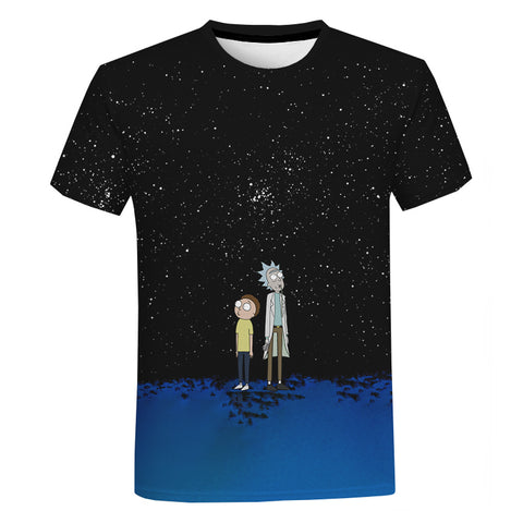 Rick And Morty Space T-Shirt