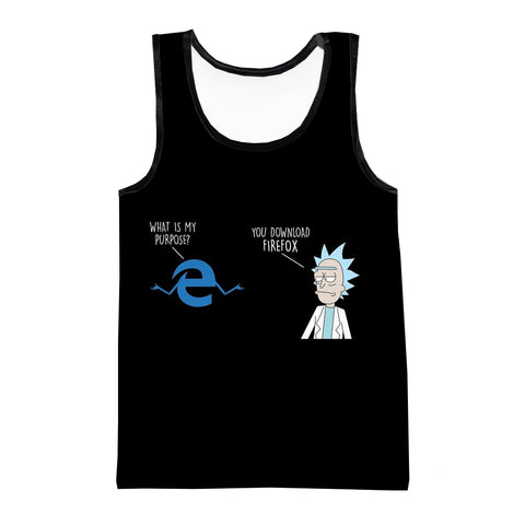 Rick Sanchez Firefox Tank Top