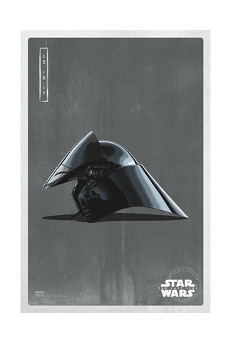Star Wars Helmet Poster
