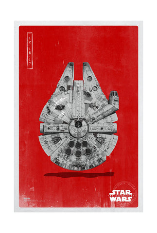 Star Wars Millennium Falcon Poster