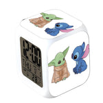 Stitch And Grogu Alarm Clock