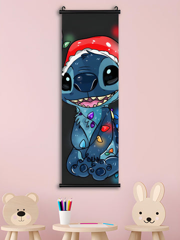 Stitch Merry Christmas Wall Art