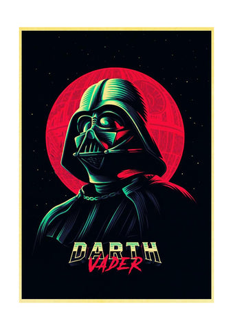 Vintage Darth Vader Poster