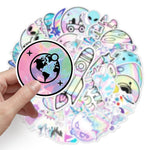 Alien Holographic Stickers