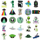 Funny Alien Stickers