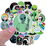 Funny Alien Stickers