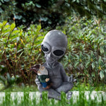 Grey Alien Figure
