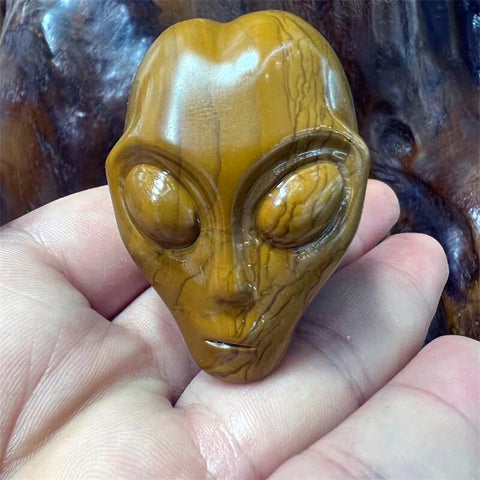 Alien Head Figure