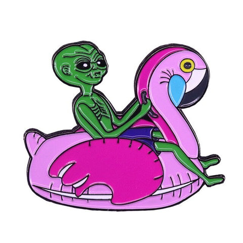 Alien And Inflatable Buoy Pin
