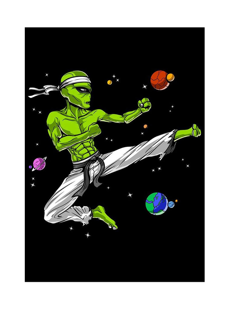 Alien Fighting Pose Poster | Alien Shopping
