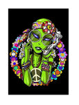 Alien Girl Pop Art Poster
