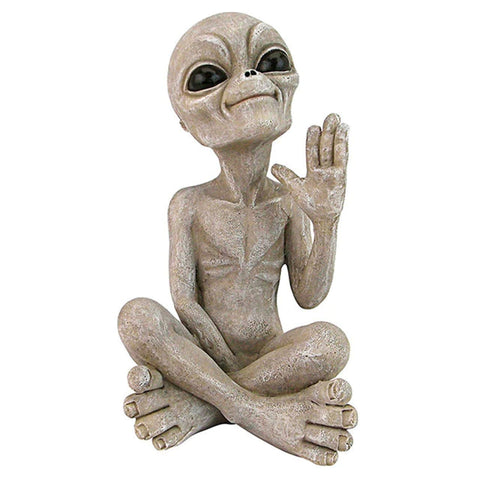 Alien Sitting Figure