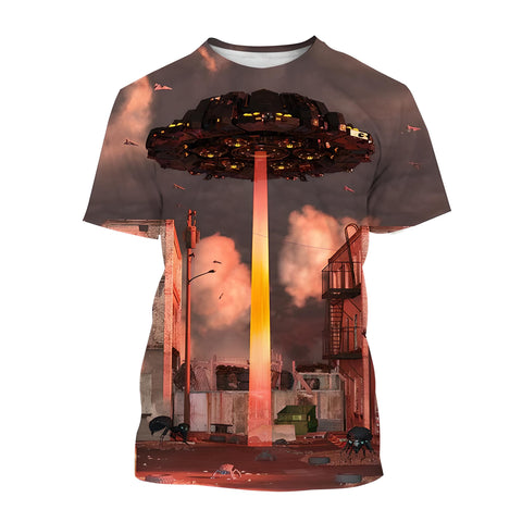 Alien World In Ruins T-Shirt