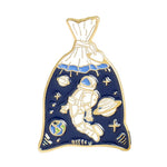 Astronaut Alone In Space Pin