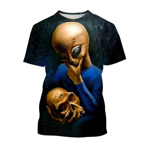 Brown Alien T-Shirt